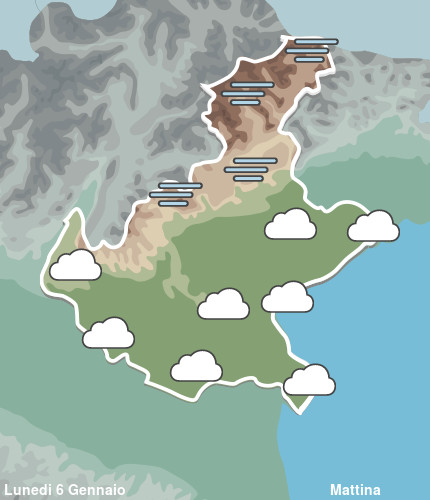 Previsioni Meteo Veneto Mattina