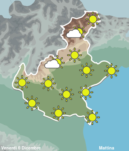 Previsioni Meteo Veneto Mattina