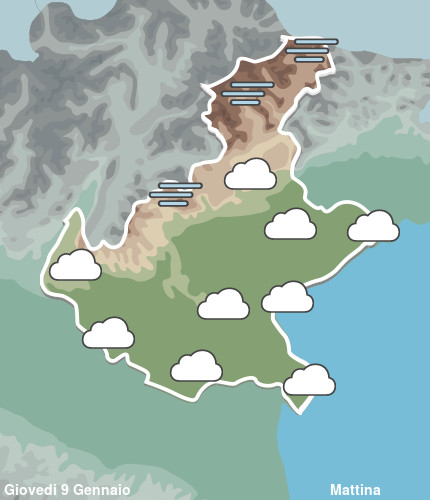 Previsioni Meteo Veneto Mattina