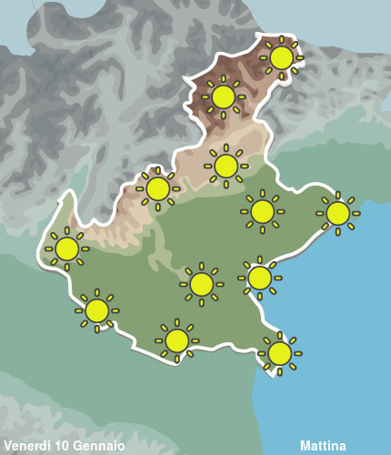 Previsioni Meteo Veneto Mattina