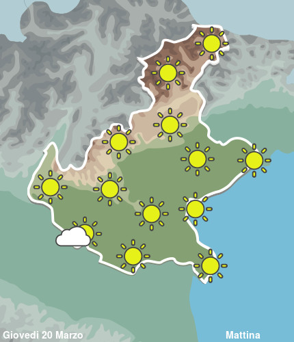 Previsioni Meteo Veneto Mattina