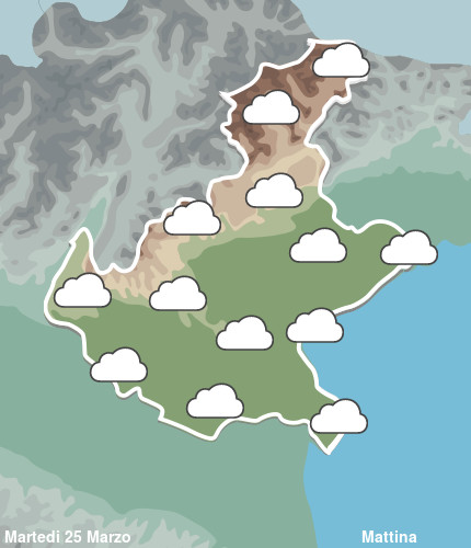 Previsioni Meteo Veneto Mattina