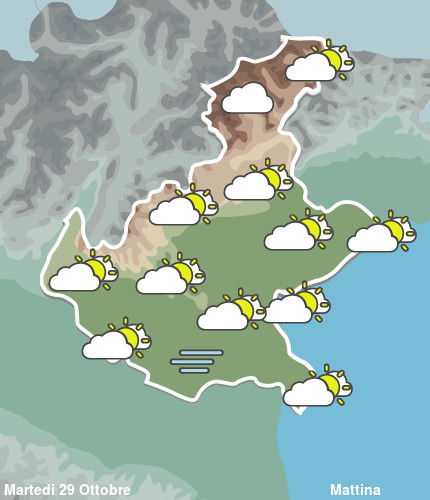 Previsioni Meteo Veneto Mattina