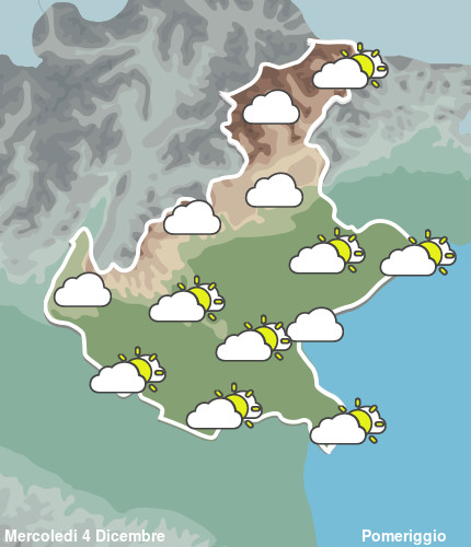 Previsioni Meteo Veneto Pomeriggio