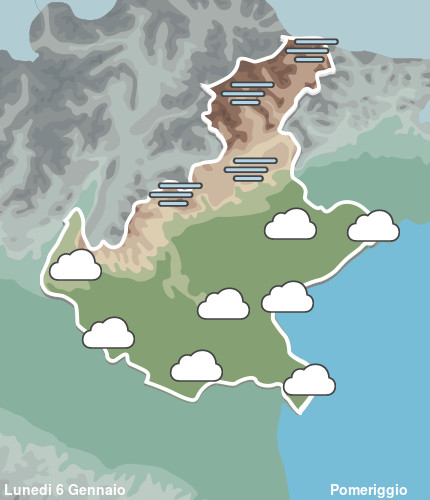 Previsioni Meteo Veneto Pomeriggio