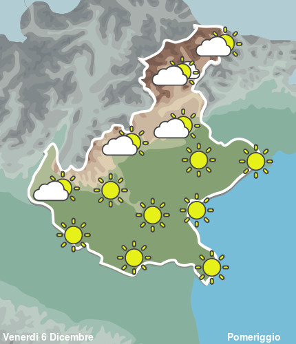 Previsioni Meteo Veneto Pomeriggio