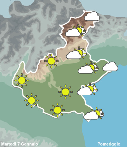 Previsioni Meteo Veneto Pomeriggio