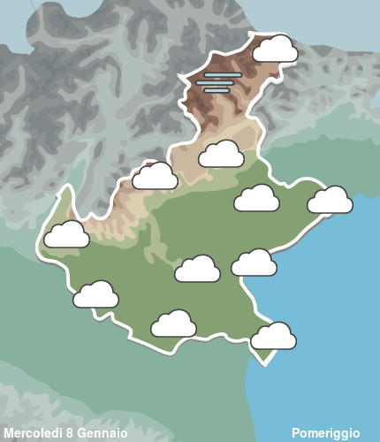 Previsioni Meteo Veneto Pomeriggio