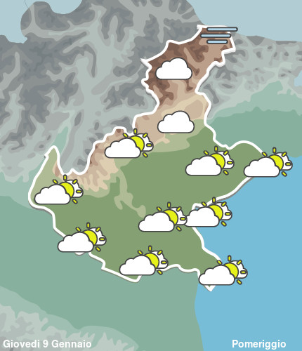 Previsioni Meteo Veneto Pomeriggio