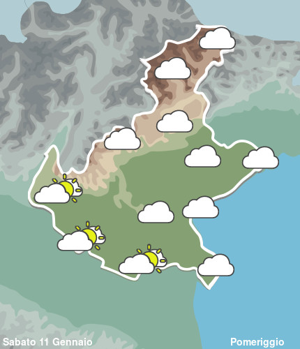 Previsioni Meteo Veneto Pomeriggio