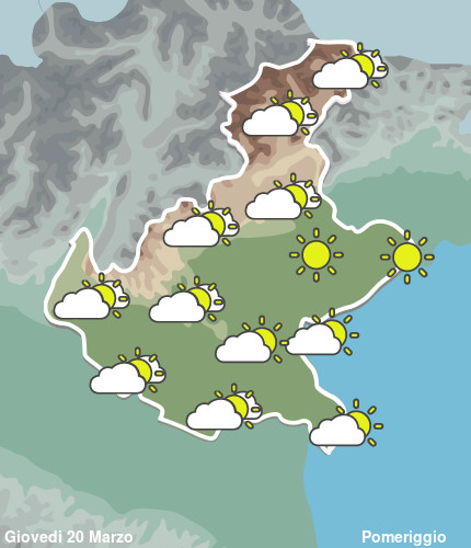 Previsioni Meteo Veneto Pomeriggio