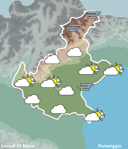 Previsioni Meteo Veneto Pomeriggio