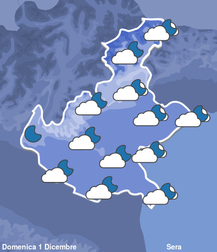 Previsioni Meteo Veneto Sera