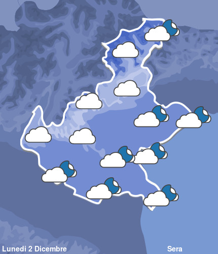 Previsioni Meteo Veneto Sera