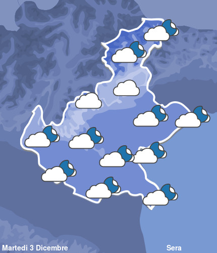 Previsioni Meteo Veneto Sera