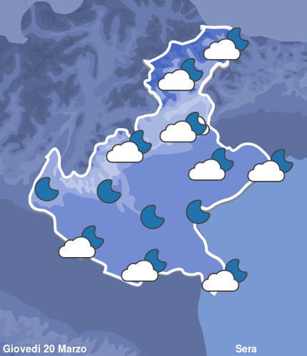 Previsioni Meteo Veneto Sera